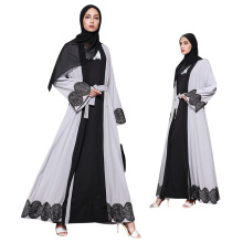 Moda modesta dubai fantasia uslim rendas islâmica roupas mais recentes abaya designs 2017 dubai